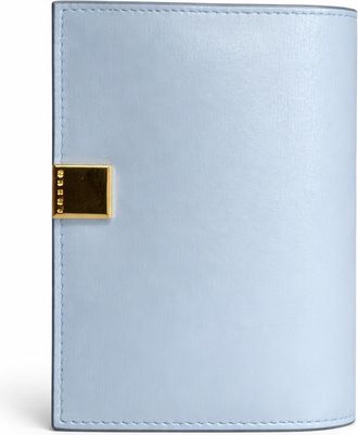 Marni Prisma Folded Leather Wallet - Smoke Blue