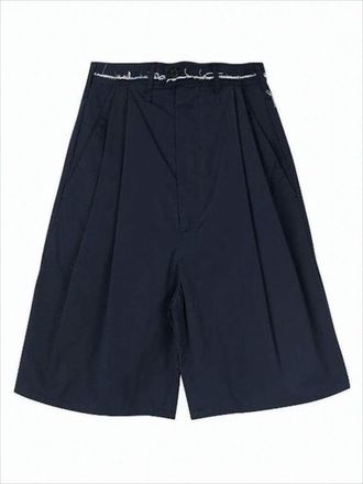 Camiel Fortgens Wide-Leg Cotton Shorts With High Waist