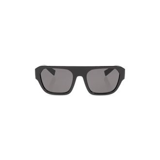Dolce & Gabbana Sunglasses, male, Black, Size: 54 MM Rectangular Sunglasses
