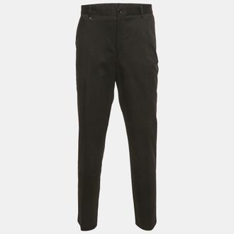 HUGO BOSS Boss By Hugo Boss Black Gabardine Formal Trousers