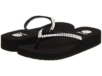 Yellow Box Jello Womens Sandals Black : 8.5 M, Leather