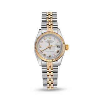 Rolex Pre-owned Rolex Datejust Automatic Chronometer White Dial Ladies Watch 179173 WRJ