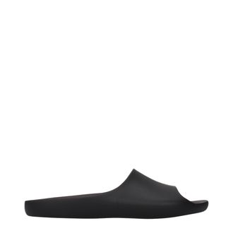 The Row Black Cotton Womens Slippers