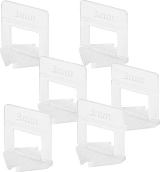 OEM Paquete De 500 Tiras Niveladoras De 3 Mm Para Facilitar La Colocaci&oacute;n De Baldosas De 1 A 4 Mm, Transparentes