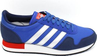 adidas Technische Stoffen Veterschoen met Su&egrave;de Inzetstukken - Heren - Hardloopschoenen - Veelkleurig - 44 2/3 EU - Su&egrave;de - Fitness