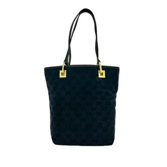 Gucci Pre-owned Tote Bags, female, Blue, Size: ONE SIZE Pre-owned Canvas Tote Bag