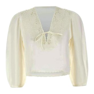 HUGO BOSS C Briketta Blouse - female - Boss - Blouses - White - L - Blouses & Shirts