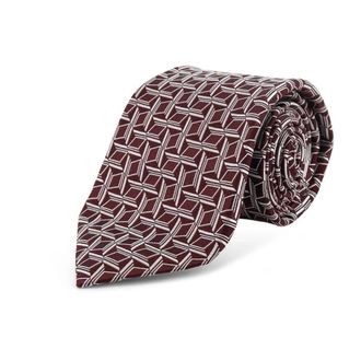 Kiton Ciro Paone Tie - male - Kiton - Ties - Red - ONE SIZE - Accessories