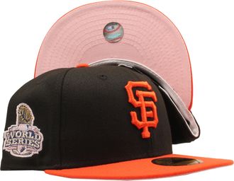New Era 59Fifty MLB SF Giants 2012 World Series Fitted W/ Pink Bottom