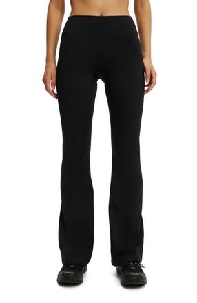 Cotton On Womens Active Ultra Soft Contour Flare in Black at Nordstrom, Size X-Large