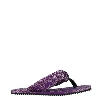 The Attico Die Attico Indie Womens Flip Flops Lila Stoff