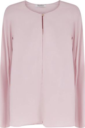 Max Mara Mitico Blouse - Dames - Blouses - Roze - M - Overhemden