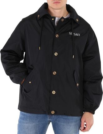 Versace Mens Black Medusa Jacket, Brand Size 48 (US Size 38)