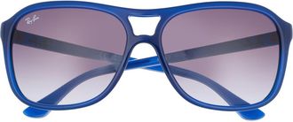 Ray-Ban 60mm Pilot Sunglasses in Opal Blue at Nordstrom Rack