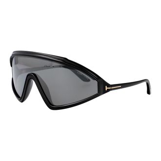 Tom Ford Accessoires, Heren, Zwart, ONE Size, Lorna Zonnebril