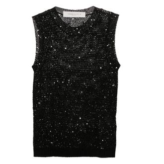 Golden Goose Dames, Tops, Zwart, Maat: M Katoen