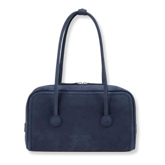 Marge Sherwood Soft Boston Small Schoudertas - Dames - Tassen - Blauw - Maat: ONE Size Zijde