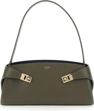 Ferragamo Shoulder Bags - Dames - Schoudertassen - Groen - ONE Size - Tassen
