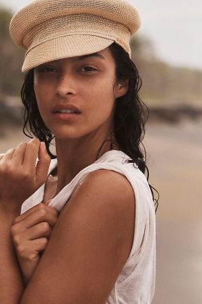 Anthropologie San Diego Hat Co. 9 to 5 Newsboy Cap