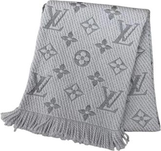 Louis Vuitton Pre-owned Monogram Stole - Dames - Vintage Accessoires - Grijs - ONE Size - Wol - Vintage