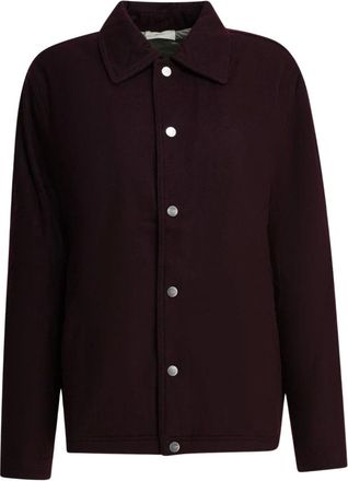 Autry Klassiek jack met drukknopen - Dames - Jassen - Rood - Maat: XS Wol