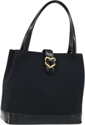 Saint Laurent Pre-owned Nylon Handtas - Dames - Vintage Handtas - Zwart - ONE Size - Nylon - Vintage