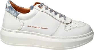 Alexander Smith Cambridge Sneaker - Dames - Sneakers - Wit - 36 EU - Leer - Schoenen