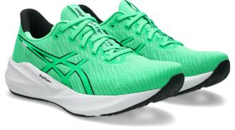 Asics Laufschuh ASICS VERSABLAST 4, Herren, Gr. 43,5, vital gr&uuml;n, schwarz, Synthetik, Schuhe Laufschuh