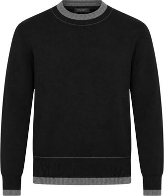 Paolo Pecora Round-neck Truien - Heren - Ronde hals truien - Zwart - L - Truien & Vesten