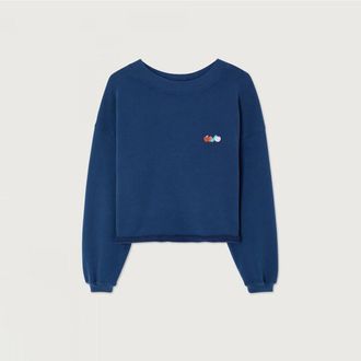 American Vintage Sweater met boothals, lange mouwen, ATUBAY