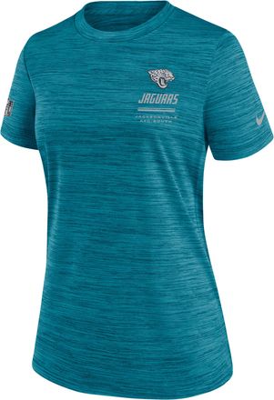 Nike Jacksonville Jaguars Sideline Velocity Nike Womens Dri-FIT NFL T-Shirt in Green | 03EY45W9N-7VD