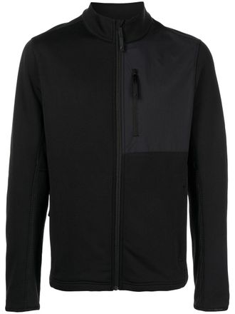 Aztech Mountain panelled fleece jacket - men - Polyester/Elastane - L - Black