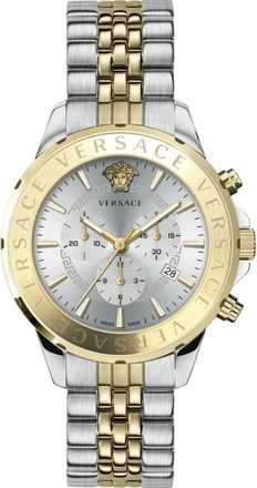 Versace Signature 44mm Chronograph - Heren - Horloges - Veelkleurig - ONE Size - Accessoires