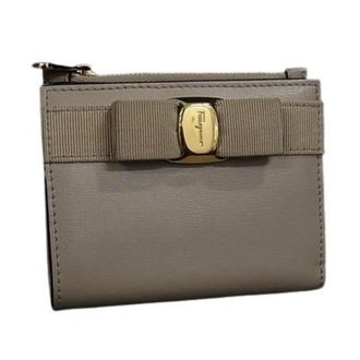 Ferragamo Beige Leather Wallet (Bi-Fold) (Pre-Owned)