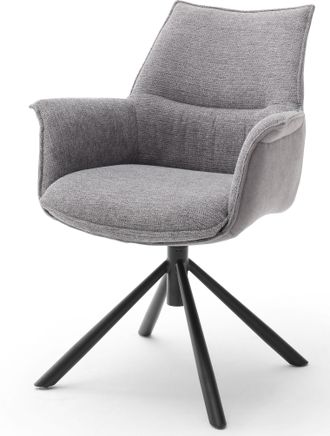 MCA Furniture Esszimmerstuhl »KONYA« () 2er-Set, 360° drehbar, Belastbarkeit 120 kg, Sitzhöhe ca. 50 cm