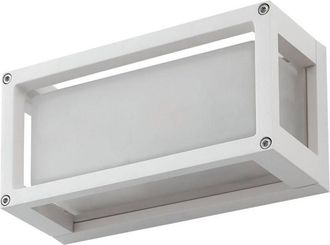 Lucande Lucande - L&aacute;mpara De Pared Exterior aurelien En Blanco Aluminio