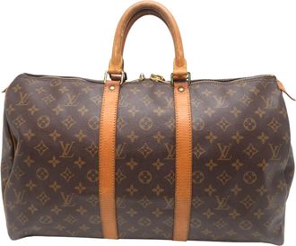 Louis Vuitton Brown Monogram Boston Bag (Pre-Owned)