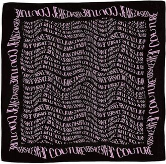 Versace Jeans Couture Sjaal met logoprint - Roze