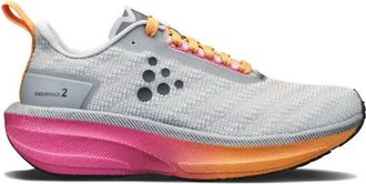 Craft Womens Endurance 2 Running Shoes In Platnum/sour