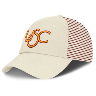 Nike USC Denim Club Nike Mens College Adjustable Hat in White | NC2H11KSCV-0Y0