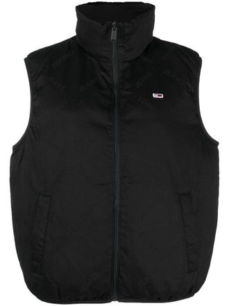 Tommy Jeans Gilet con stampa - Nero