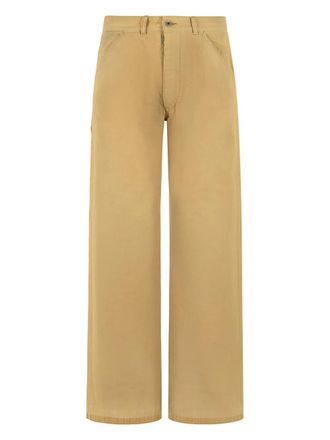 Maison Margiela hook-closure jeans - women - Cotton - 26 - Neutrals