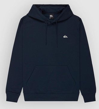 Quiksilver Basic Felpa con Cappuccio blu