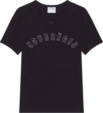 Courrèges T-shirt Medusa - Nero