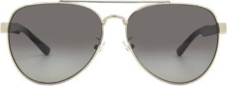 Tory Burch Grey Pilot Ladies Sunglasses TY6070 327111 57