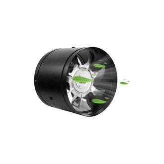 OEM Extractor De Aire Industrial Met&aacute;lico De 100 Mm Para Montaje En Pared, 140 M&sup3;/h, Para Ba&ntilde;o, S&oacute;tano, Garaje Y Armario De Cultivo (negro)