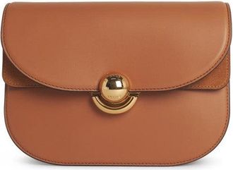 Furla Sfera Small Brown Leather Crossbody Bag