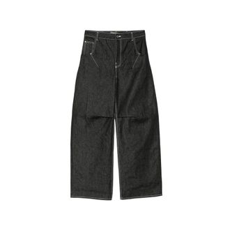 Entire studios Contrast-stitch Wide-leg Jeans