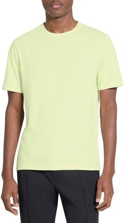 Theory Essential in Cosmos Slub Cotton Tee in Faded Lime at Nordstrom, Size Xx-Large