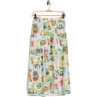 Daniel Rainn Button Front Skirt in R014 Multi at Nordstrom Rack, Size X-Large